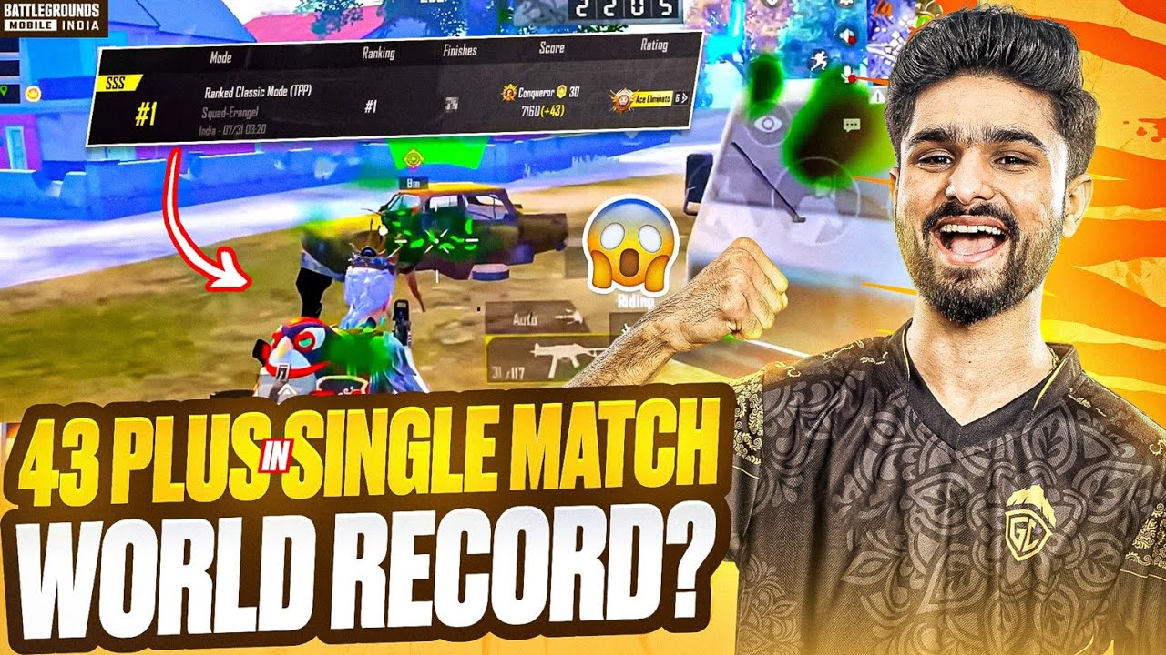 I MADE A WORLD RECORD OF HIGHEST PLUS IN SINGLE MATCH IN CONQUEROR | GODL LoLzZz