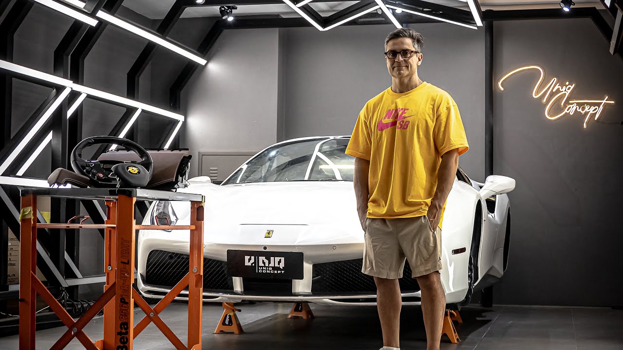 Customizando uma Ferrari 488 Spider - Parte 2 - projeto: Antunes Italian Ghost. 