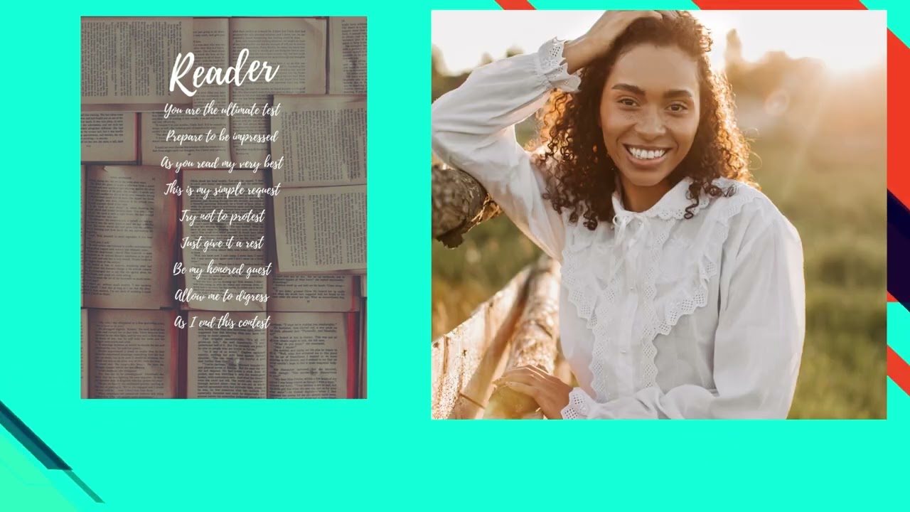 Reader poem with professional voiceover