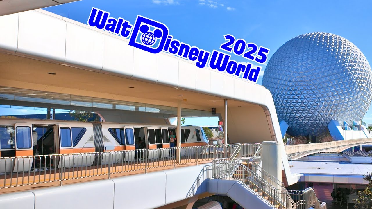Disney World Monorail Magic Kingdom to Epcot 2025 Complete Ride POV Experience in 4K
