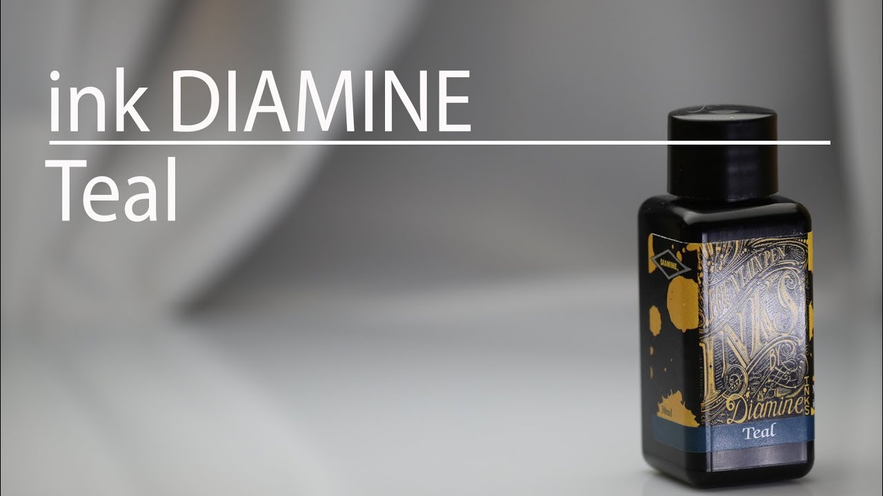 inchiostro Diamine Teal - recensione e test scrittura