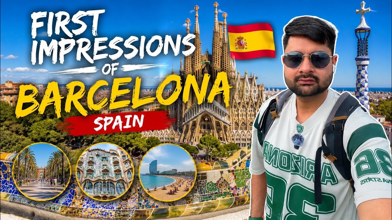 🌍 Exploring Barcelona 🇪🇸 | City Walk, Local Markets & Street Life || SPAIN VLOG-02