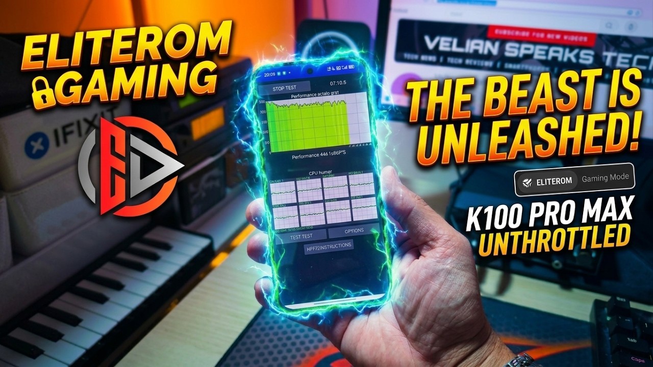 EliteRom Gaming na Redmi K100 Pro Max: To prawdziwa BESTIA!