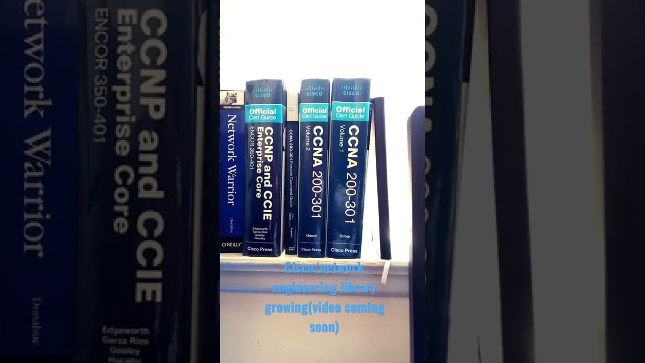 My Cisco library is growing.