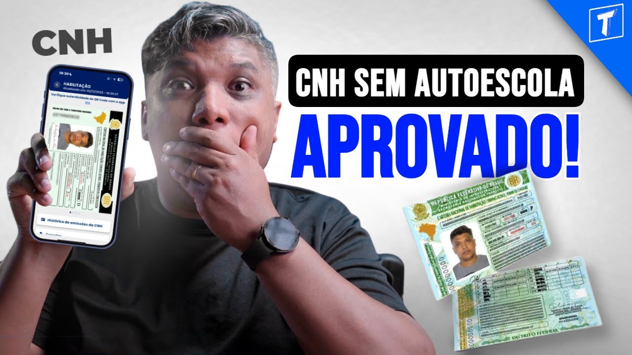 CNH Sem Autoescola!!! Nova Regra APROVADA &ndash; Veja Como Tirar Carteira DE HABILITA&Ccedil;&Atilde;O!
