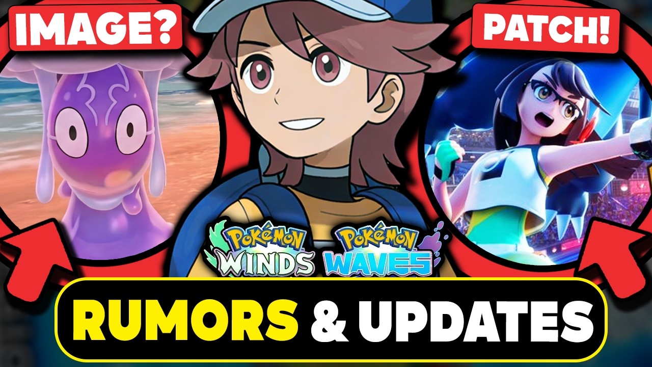 Новости Pokemon! Слухи о новых изображениях Winds & Waves! Новое обновление с чемпионами и многое...