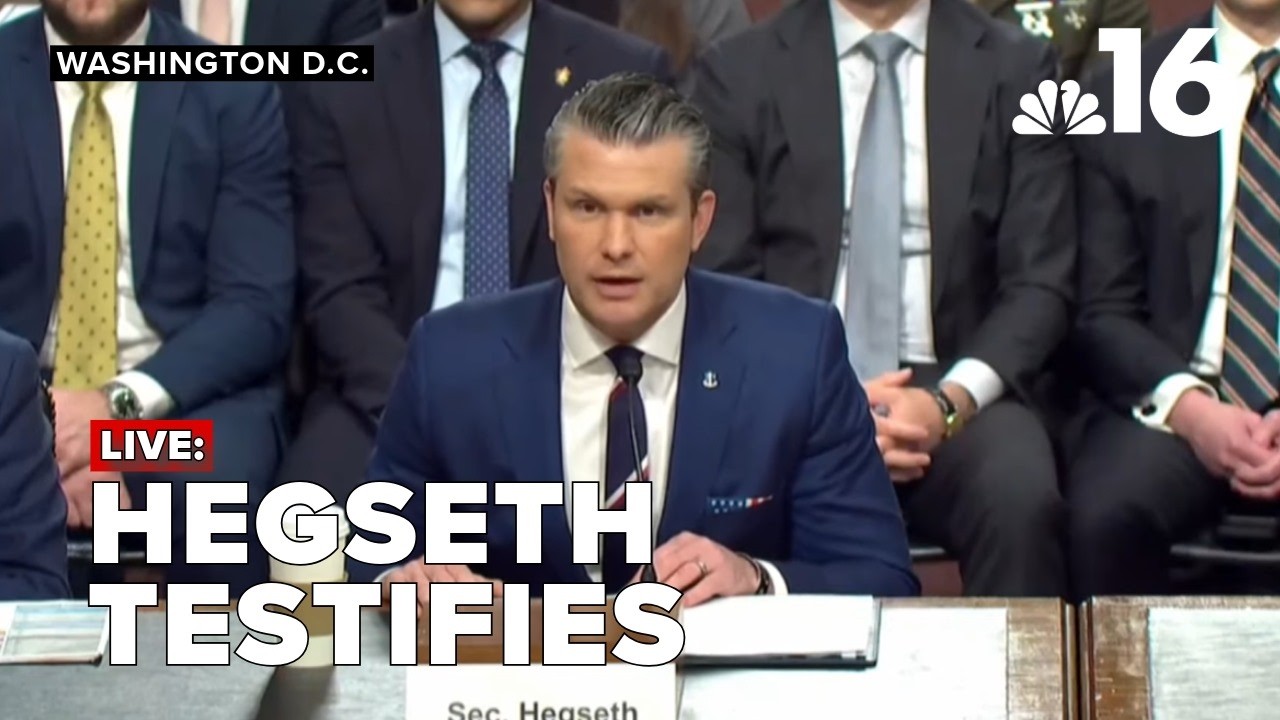 Hegseth testifies on Pentagon&rsquo;s fiscal 2027 budget request at Senate hearing