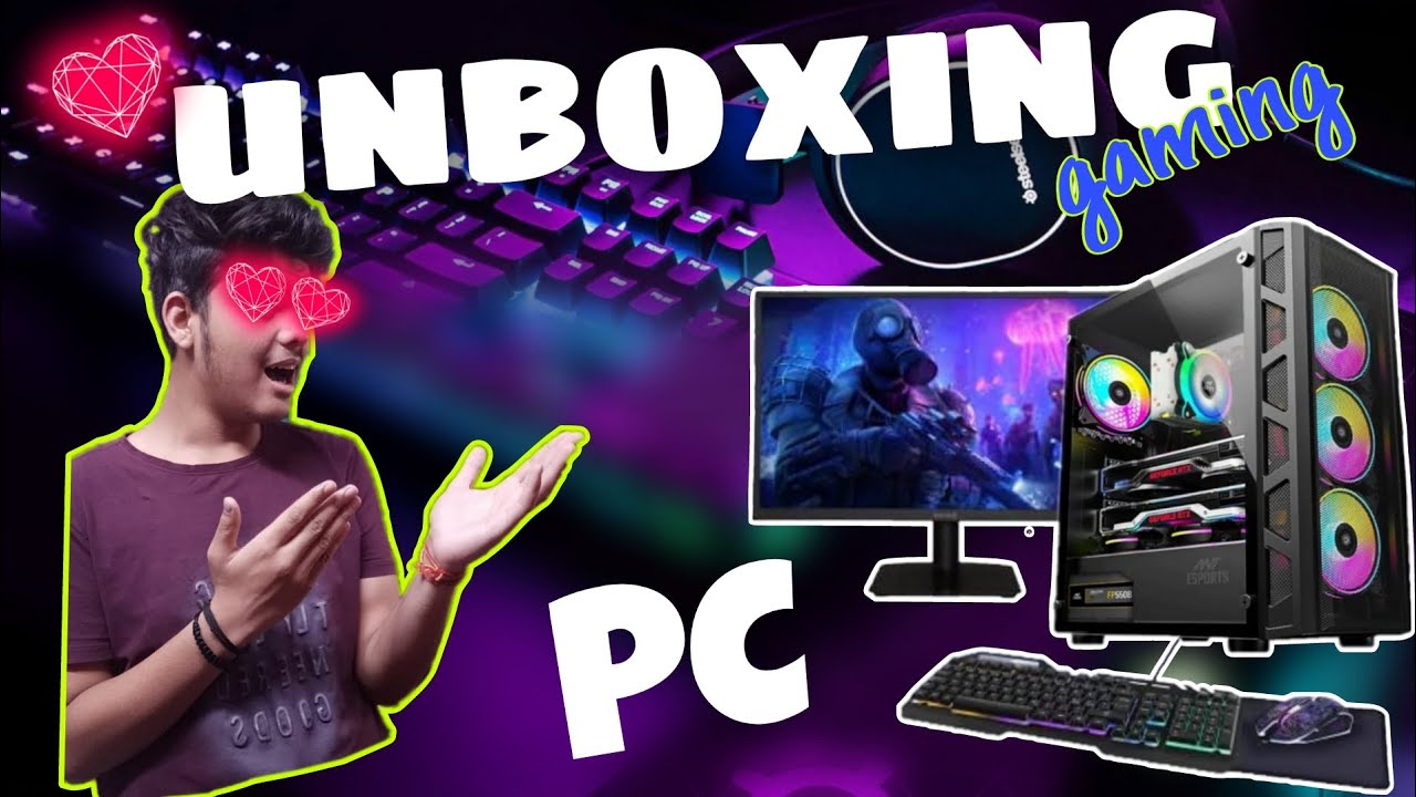 😍l finally got my gaming PC (unboxing my first love ❤️)