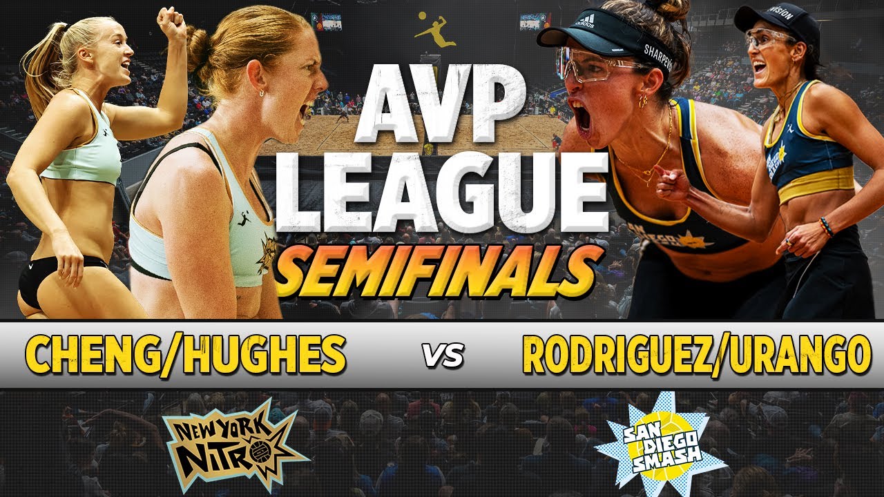 AVP League Semifinals: Cheng/Hughes vs. Rodriguez/Urango | New York Nitro vs. San Diego Smash