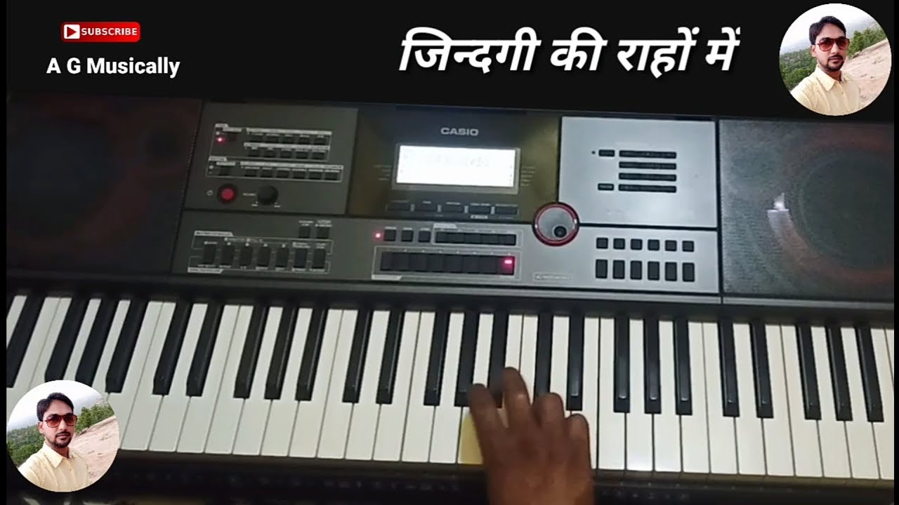 Zindagi Ki Raho Me Ranjo Gum Ke Mele Hain | Instrumental Song | Casio CTX - 9000in