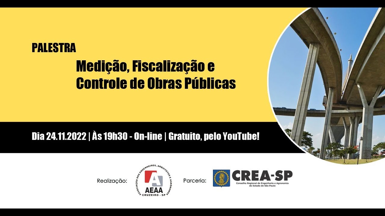 Medição, Fiscalização e Controle de Obras Públicas