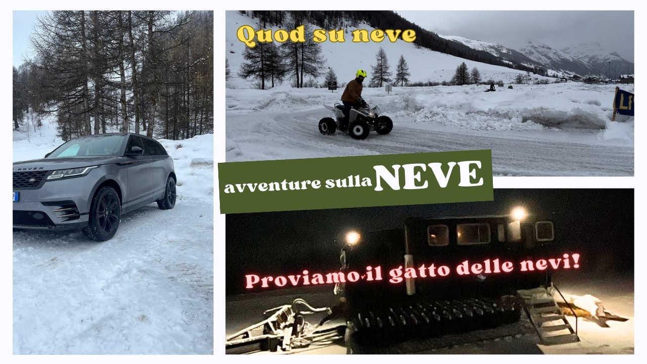 RANGE ROVER VELAR SU NEVE - Bormio, Livigno, Snowcat e Quod #MINIVLOG