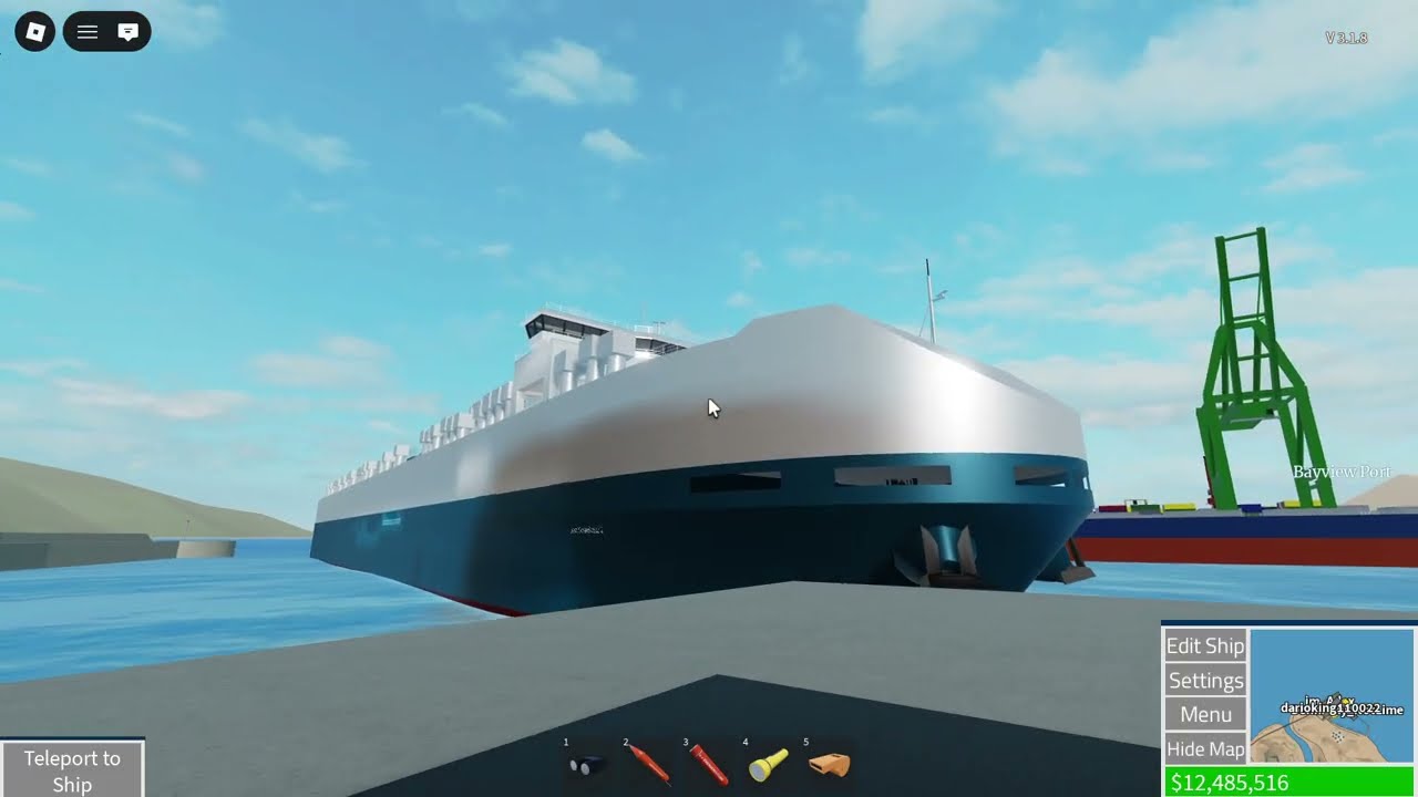 I went on a ferry trip in Shipping Lanes today!