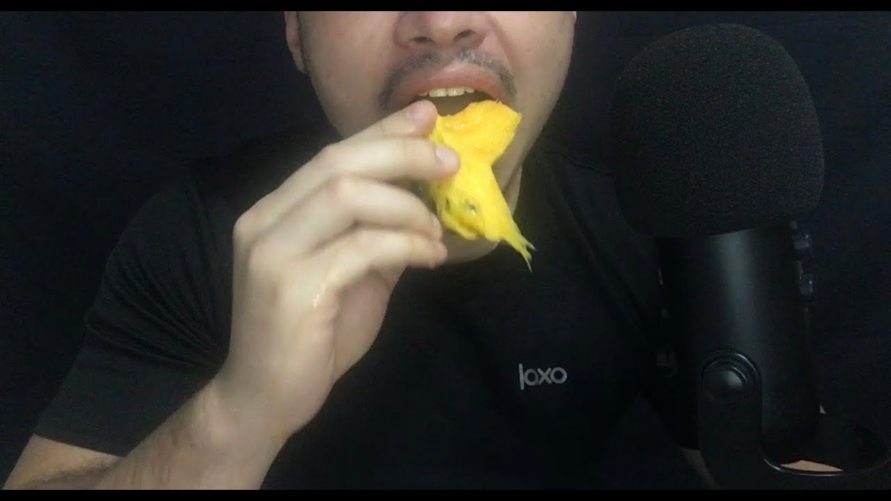 ASMR COMIENDO & LAMIENDO MANGO CON SAL (Sonidos Comiendo) | SIN HABLAR |  | JDIEGO COME