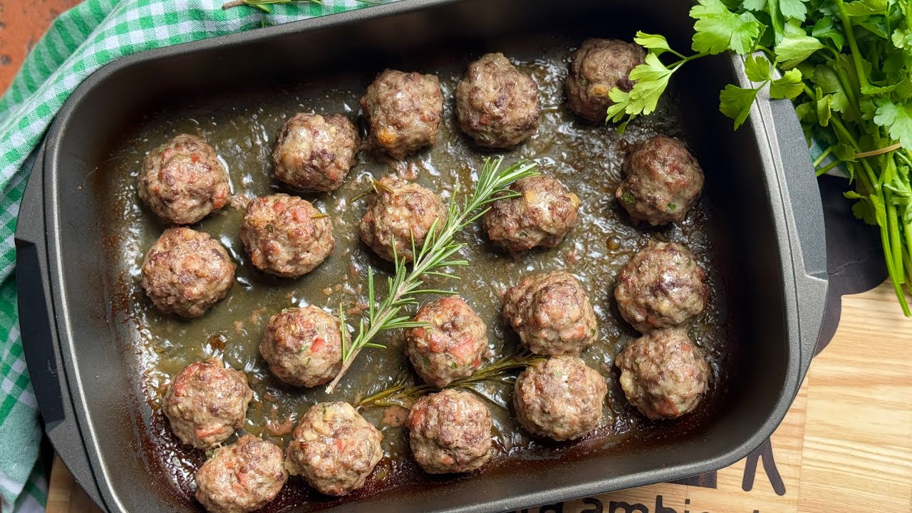 Polpette di cinghiale al forno