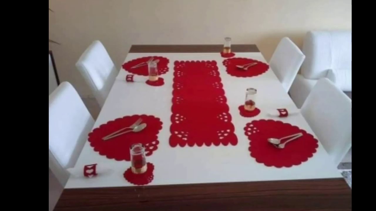 اخر موديلات مفارش طاولة الطعام سكاي