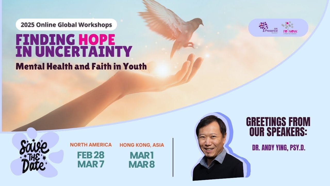 2025 Mental Health and Faith in Youth event | Greetings: Dr. Andy Ying, Psy.D.