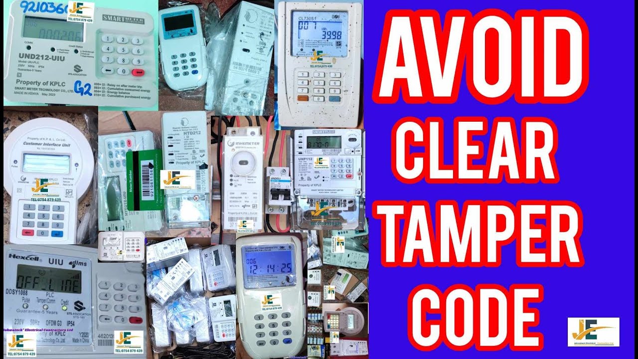 How to Avoid Your Energy Meter Switching into Tamper Mode. Avoid KPLC Clear tamper token Code.