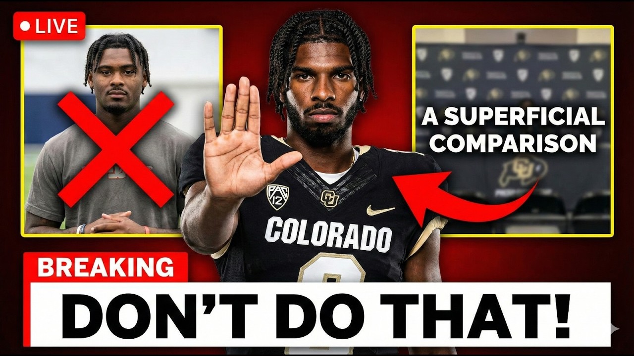 WE ARE NOT THE SAME. Shedeur Sanders Snaps At Reporter For Calling Him A 