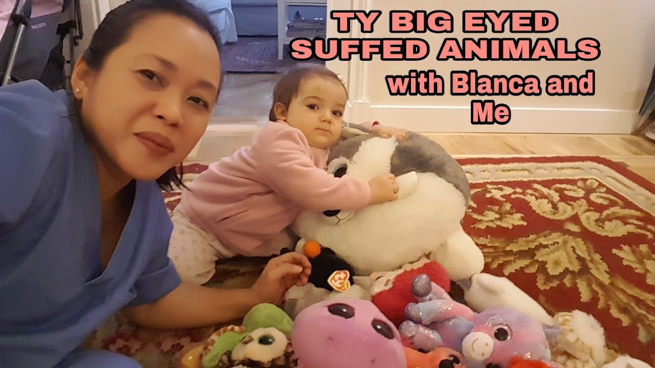 TY BIG EYED SUFFED ANIMALS  with Cucuching and Me!