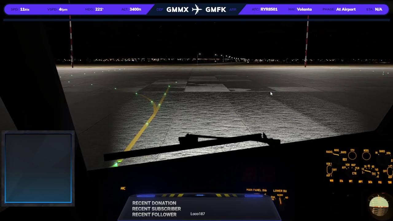 B737 IFR Flight | Marrakesh Menara (GMMX) → Errachidia Moulay Ali Cherif (GMFK)