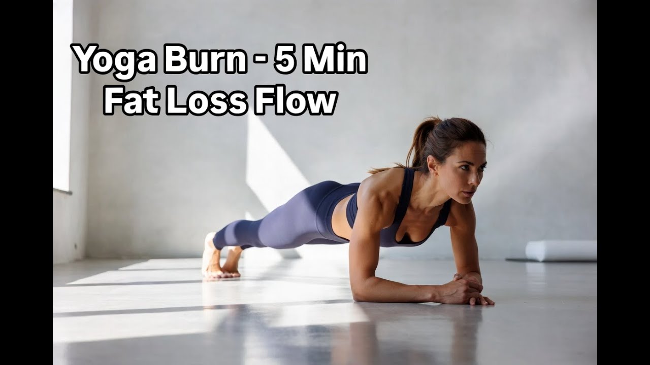 5-Min Yoga Burn Flow for Fat Loss