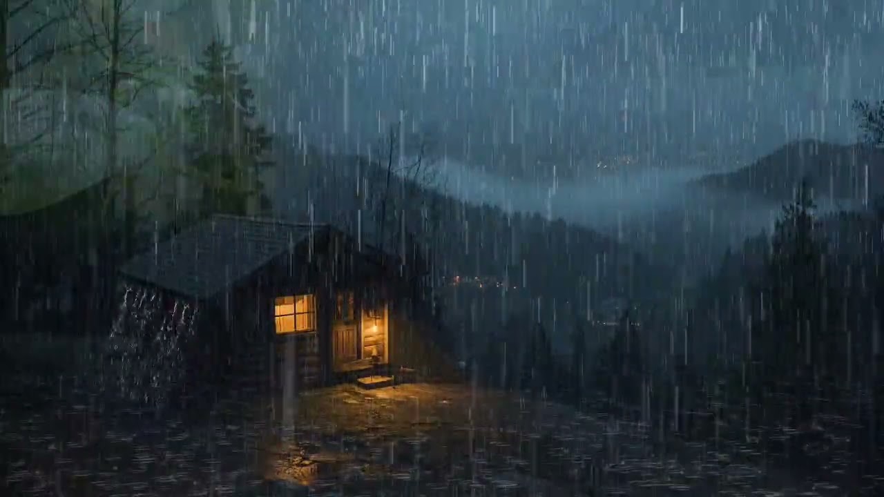 Night Rainstorm ASMR Sleep | Deep Sleep Rain Sounds for Relaxation, Comfort, and Quiet Rest
