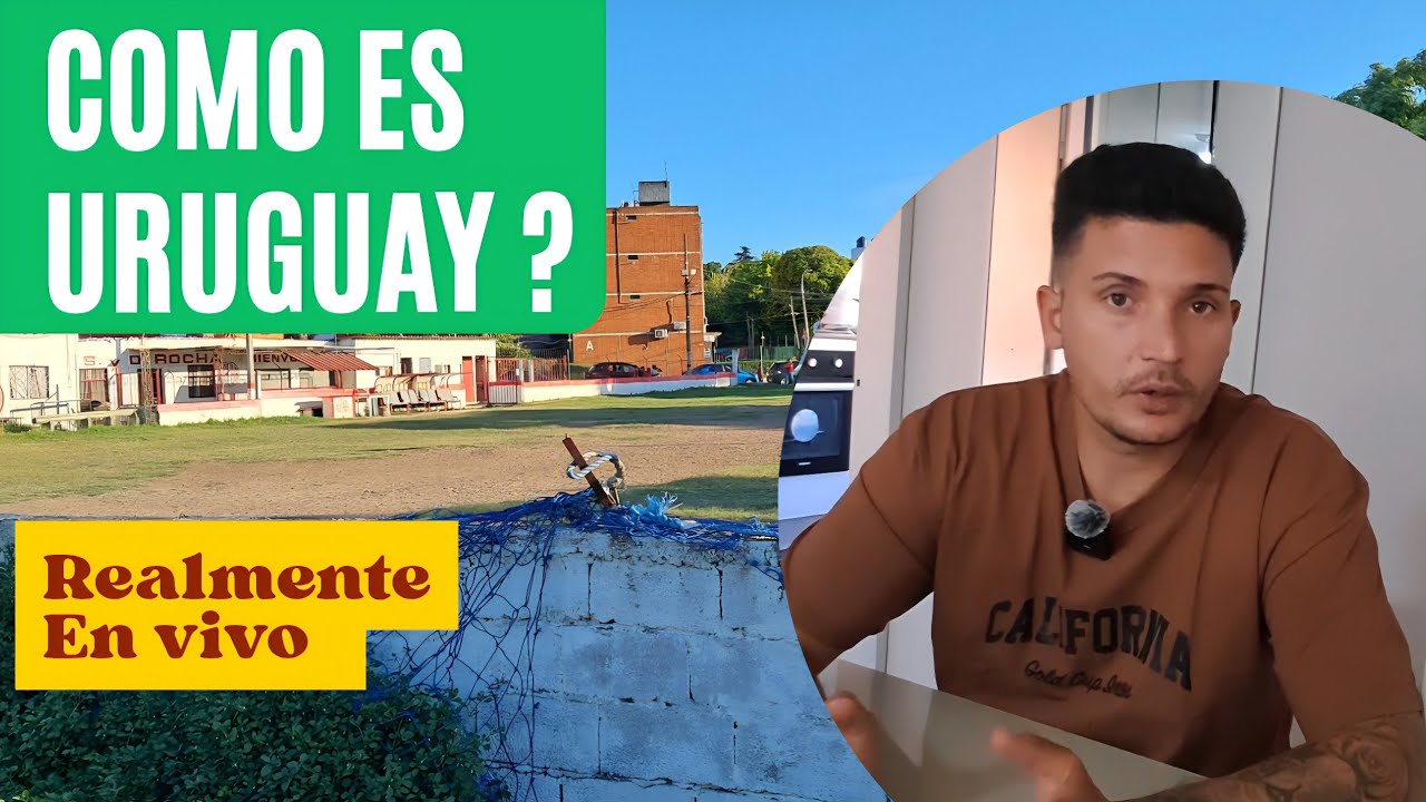 Caminando por barrios de Uruguay, sin filtro