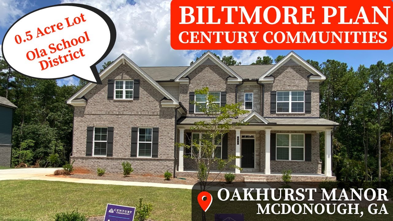 Living In McDonough, GA | Century Communities | Model Home Tour | Biltmore Plan | Atlanta New Homes