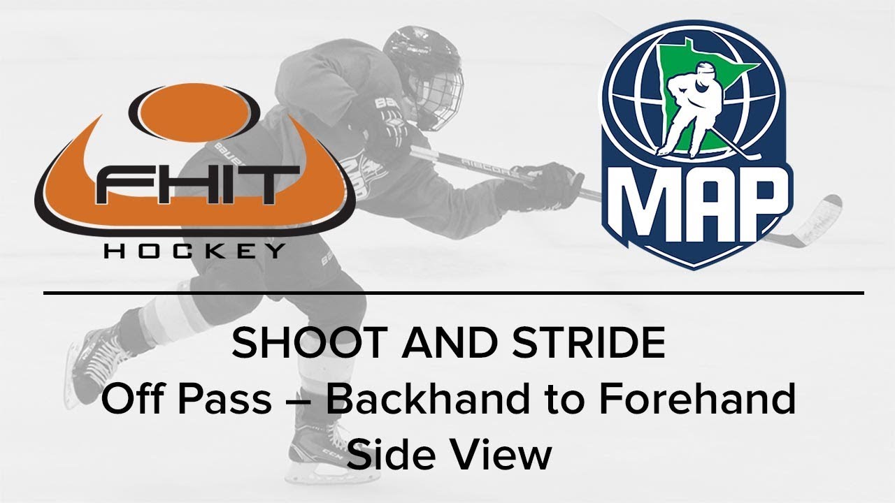 Shoot in Stride  Off Passer   Backhand slow motion