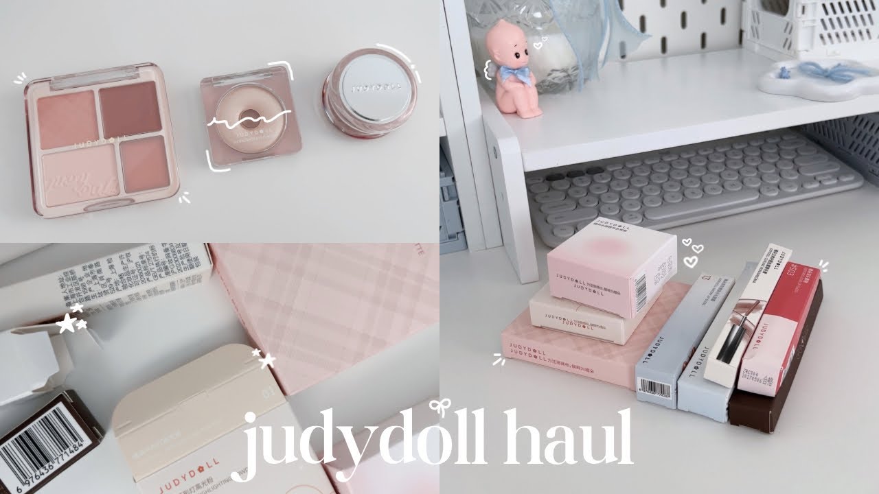 ✨ judydoll unboxing haul + review: lippies, eyeshadows, blushes, viral cbeauty makeup