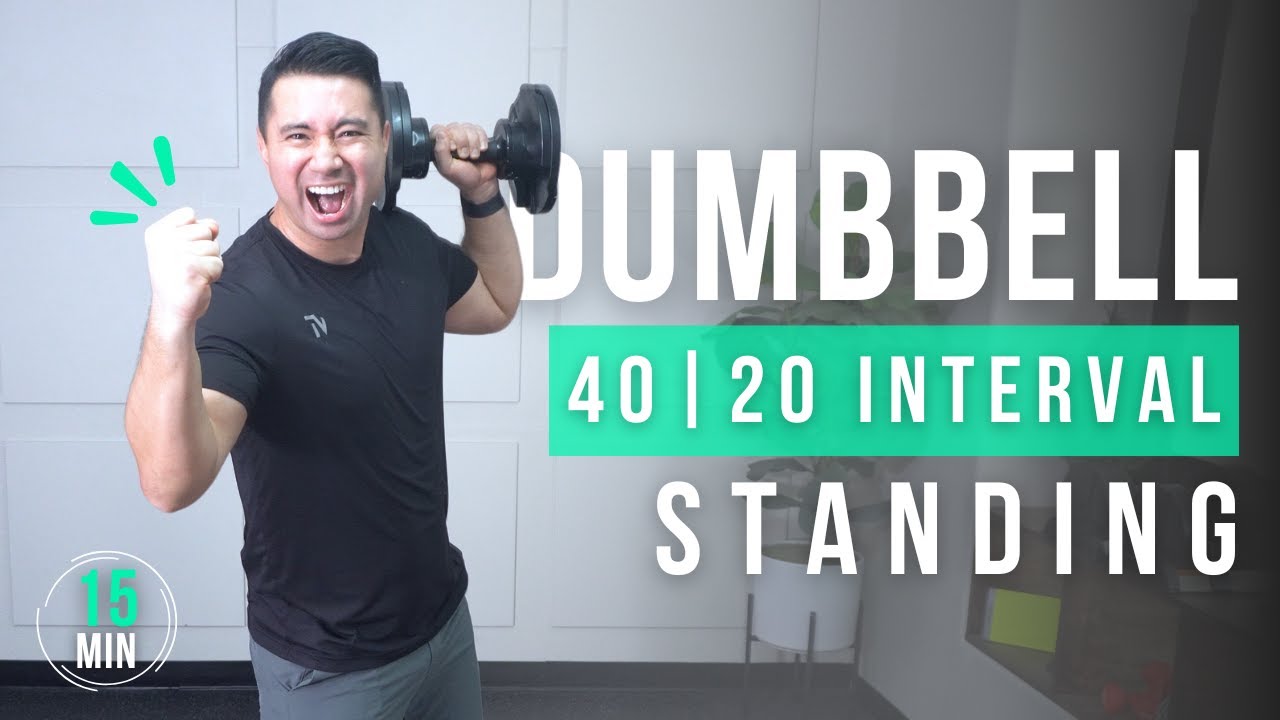 Total Body Dumbbell Circuit Workout [Small Space Calorie Torcher]