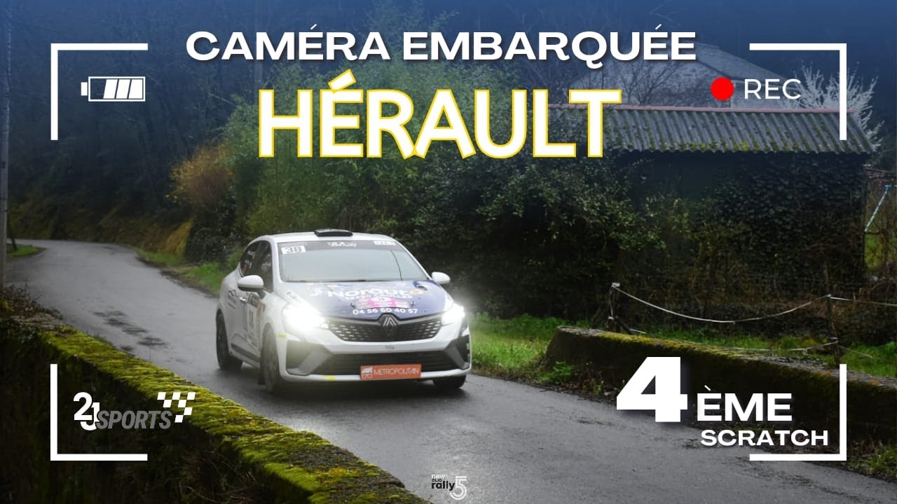 Rallye de l'Herault 2025 - 2J Sports (Es2) Plaussenous - Caméra embarquée