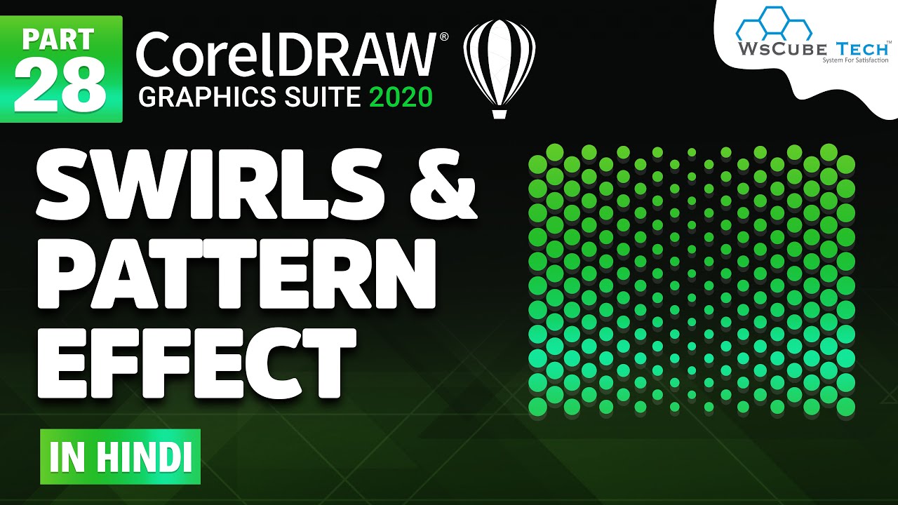 CorelDraw Effects - How to Create Swirls & Pattern Effect in CorelDraw | CorelDraw Tutorial - 28