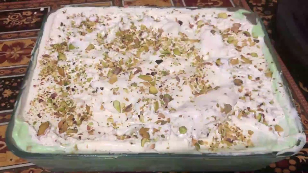 PISTACHIO ICEBOX CAKE