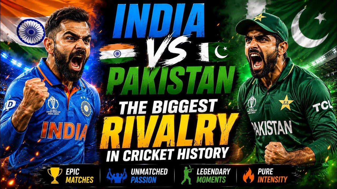 India vs Pakistan the Biggest Rivalry in Cricket History | #cricket #viralvideo #trending #indvspak