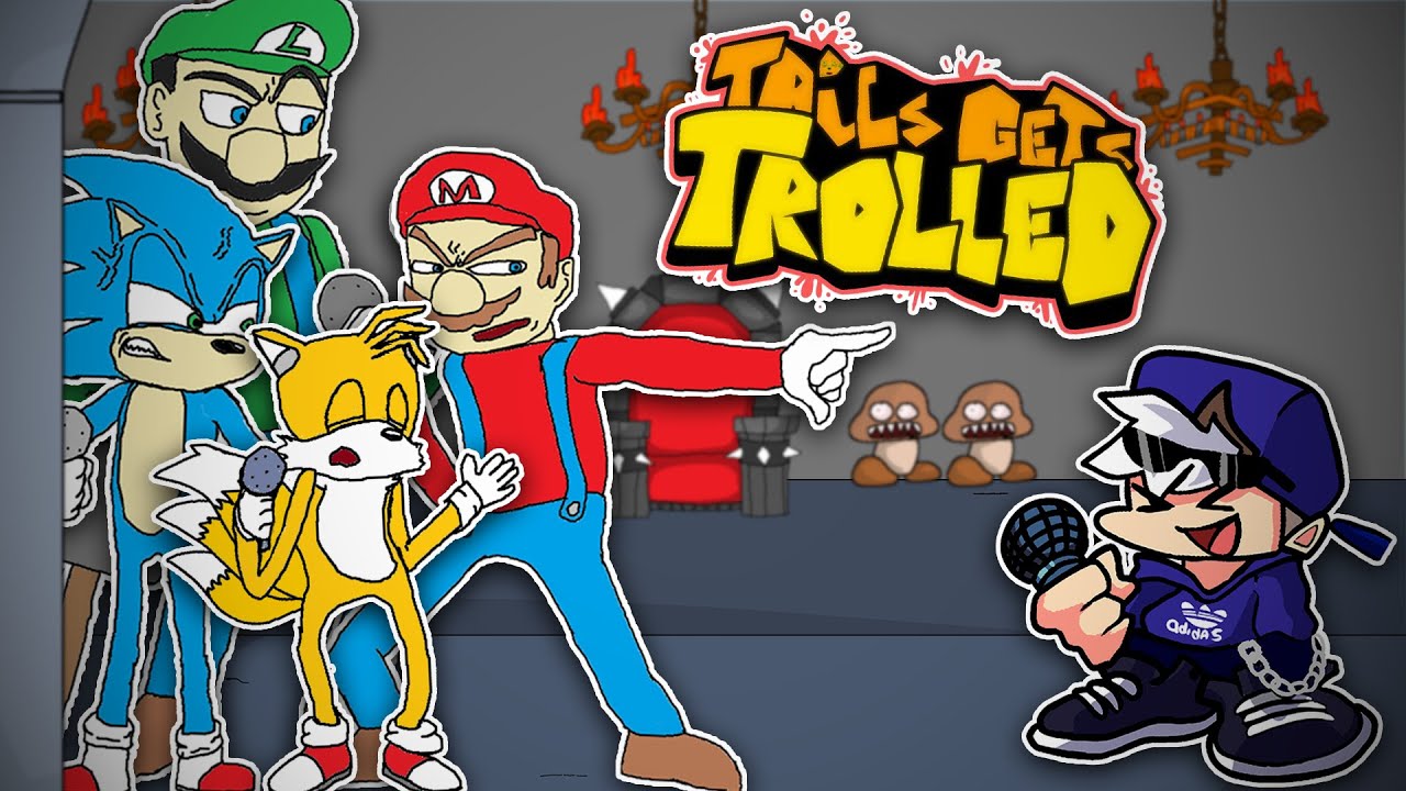ESTE MOD TIENE TANTOS INSULTOS QUE NO PUEDES VERLO CON TU FAMILIA / VS Tails Gets Trolled V4