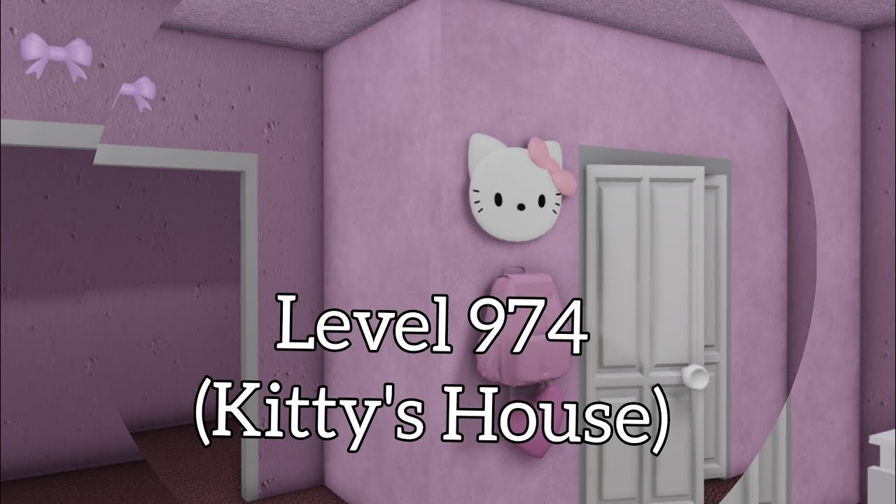 The Backrooms [Redacted] Survival - How to get to Level 974 or Kitty's House 😻