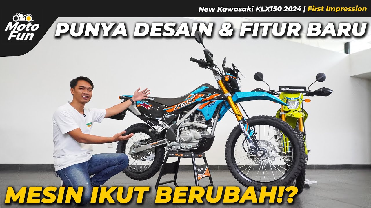 DETAIL KAWASAKI KLX150 2024! CRF150 & WR155 PANIK?! | MotoFun Indonesia
