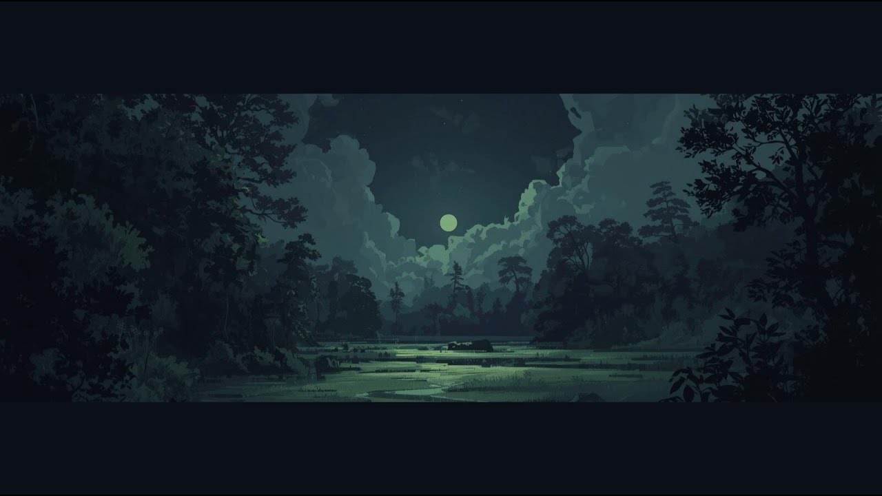 Summer Night Focus Music – Deep Ambient for Study & Work | No Lyrics