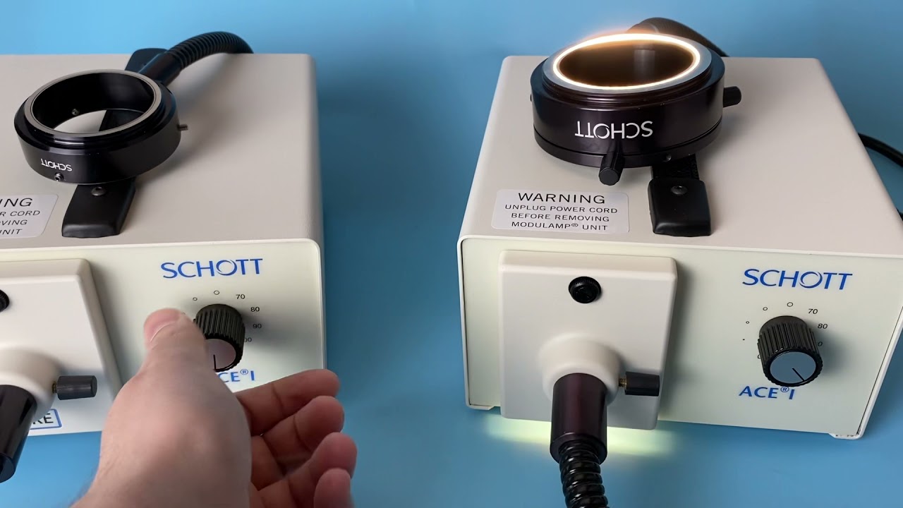Подсветка для микроскопа Schott Ace-1 замена кулера на Noktua 👉