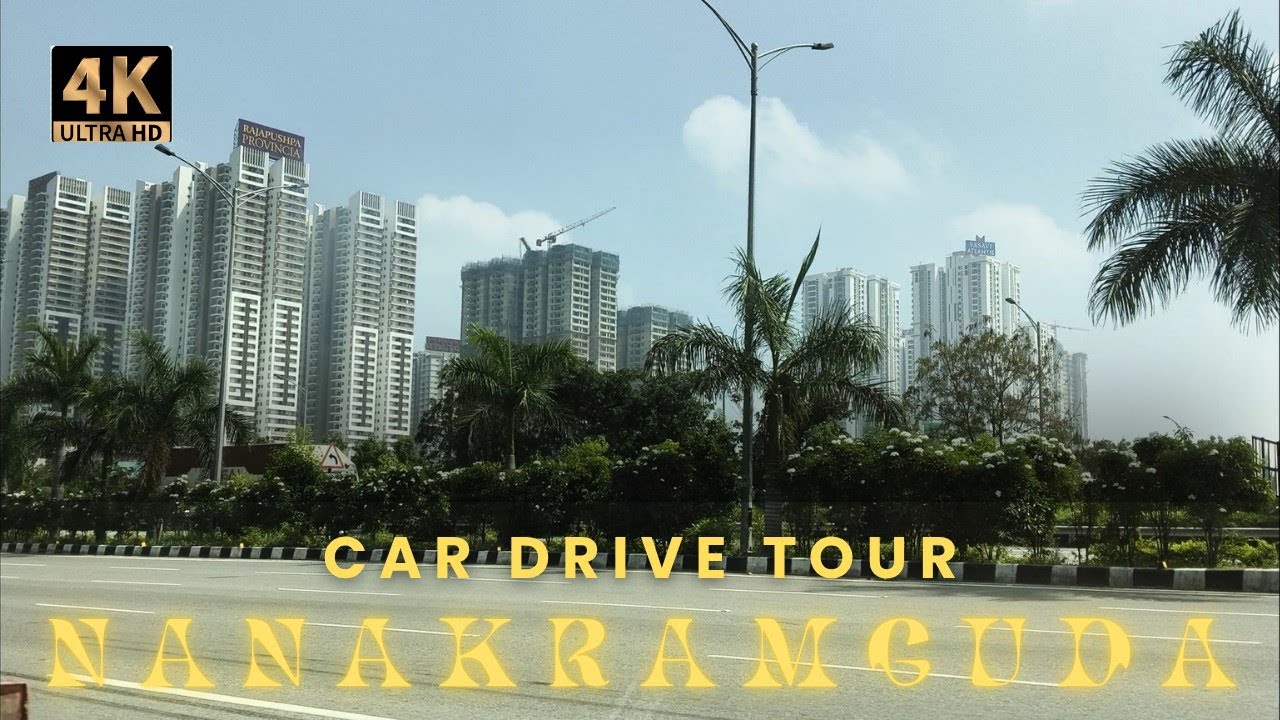 {India 4K} Hyderabad Nanakramguda city drive tour video || October 2025