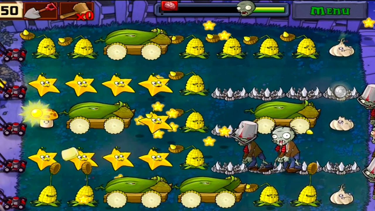 SURVIVAL || Plants Vs Zombies NIGHT 4 flags completed full gameplay, - EPS 230