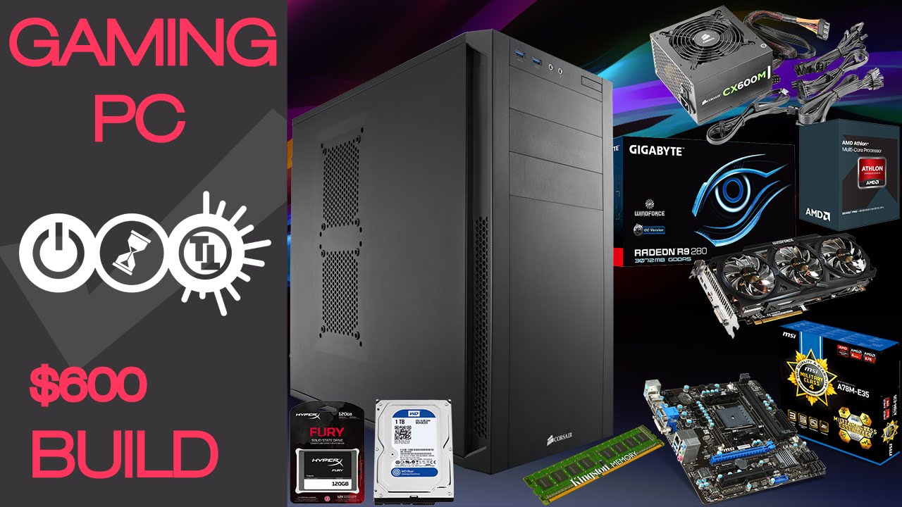 Gaming PC $600 Build September 2014