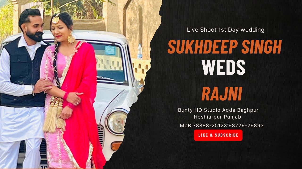 Live Shoot 1st Day // Sukhdeep singh with Rajni // Bunty HD Studio ADDA Baghpur HspMoB;98729-29893