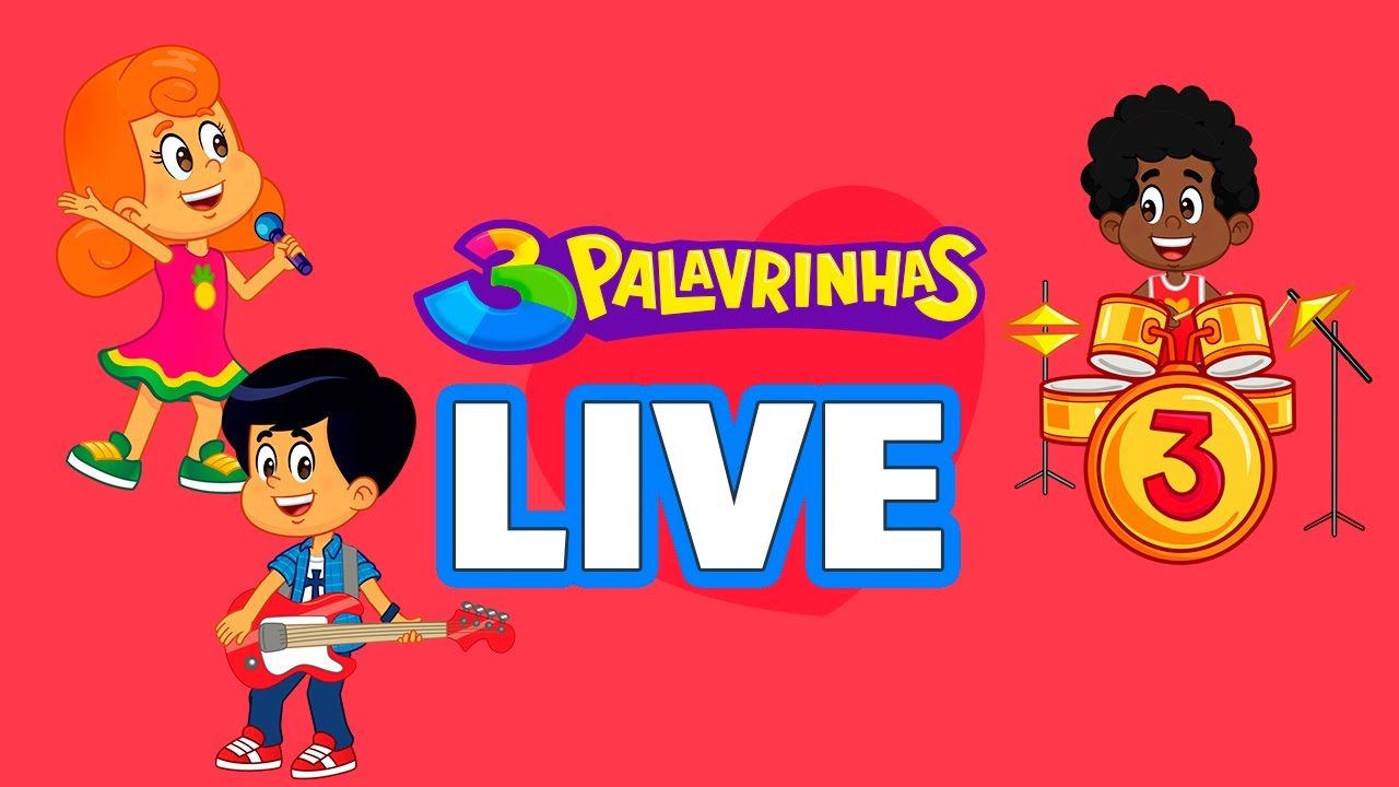 Maratona 3 Palavrinhas! Mix de Muita Música e Desenho Animado ✨💛