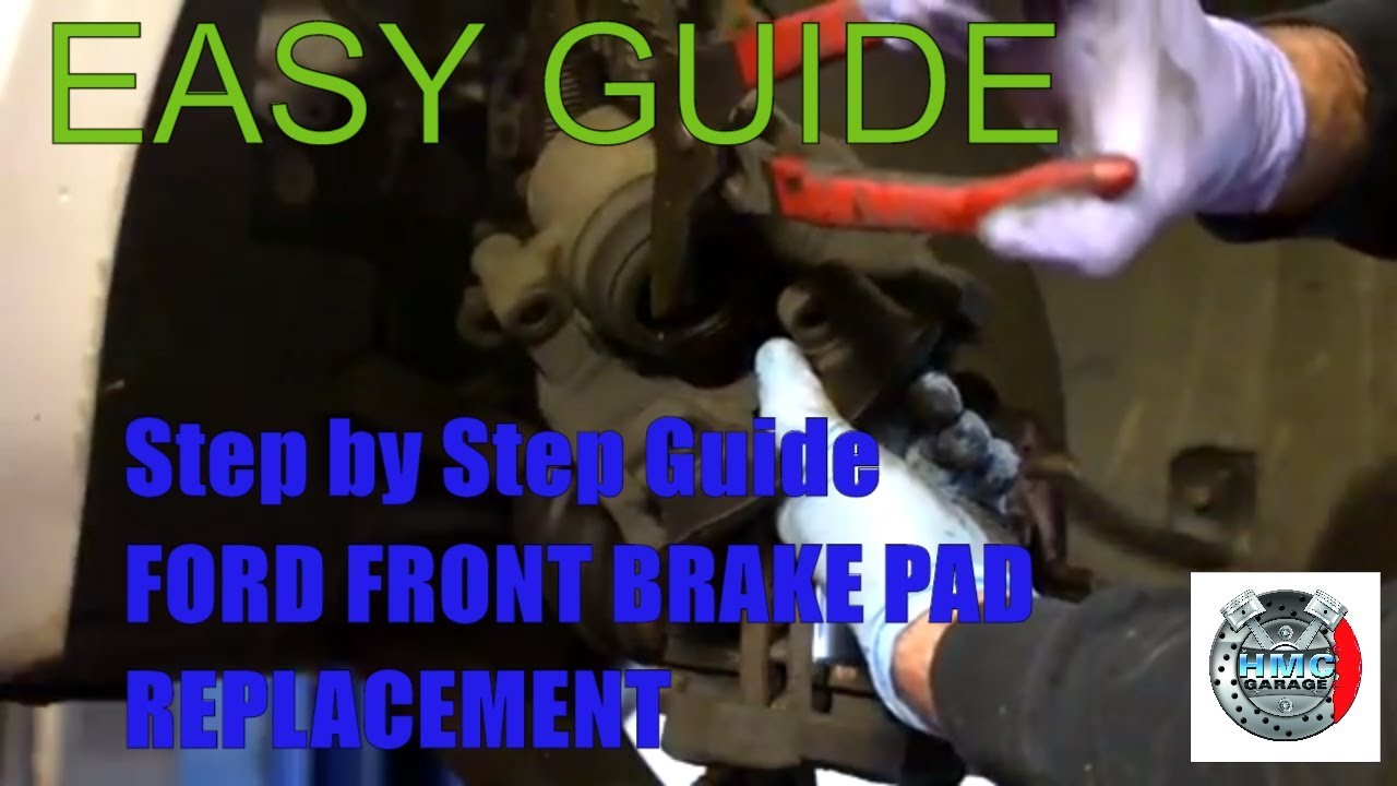 how to change front brake pads on ford mondeo 2008 2009 2010 ATE system
