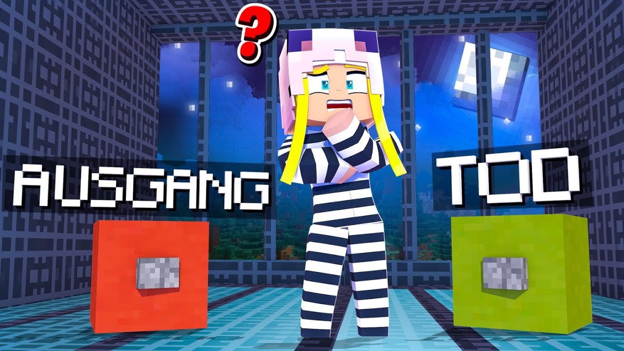 NUR 1 MYSTERY KNOPF BRINGT DICH RAUS! ✿ Minecraft [Deutsch/HD]