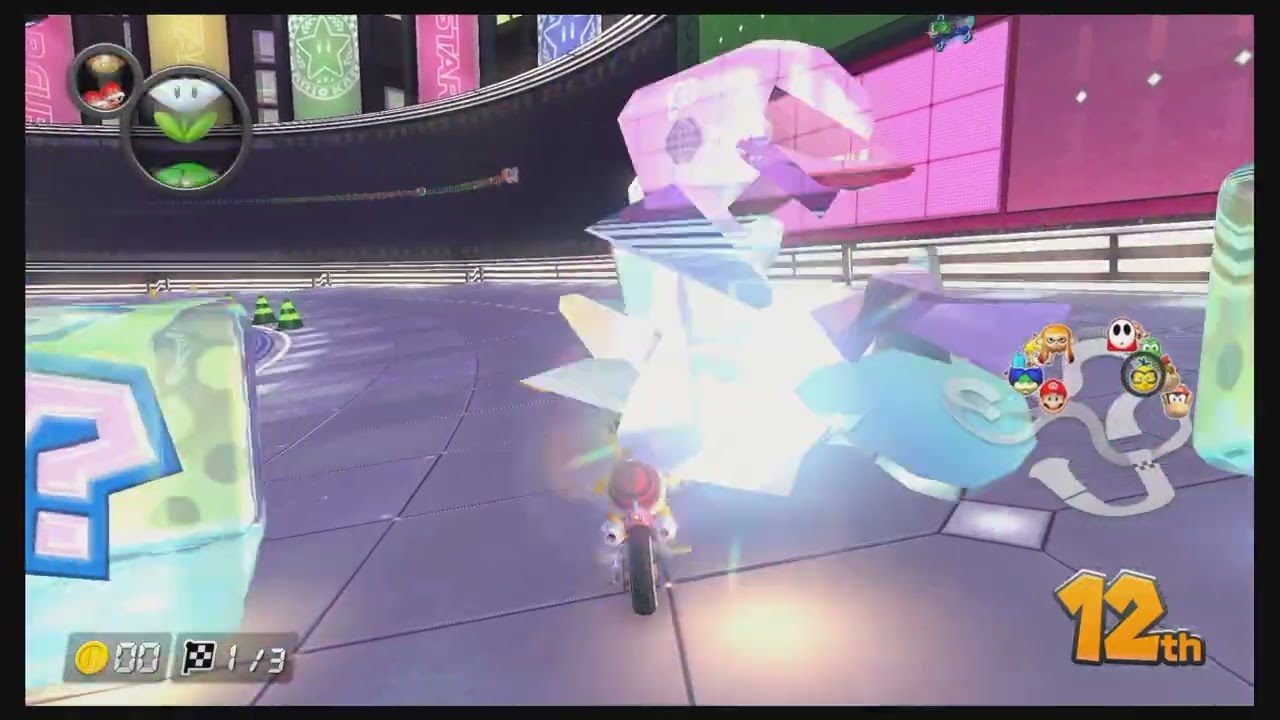 Mario Cart 8 Star Cup - 10 seconds before riding!