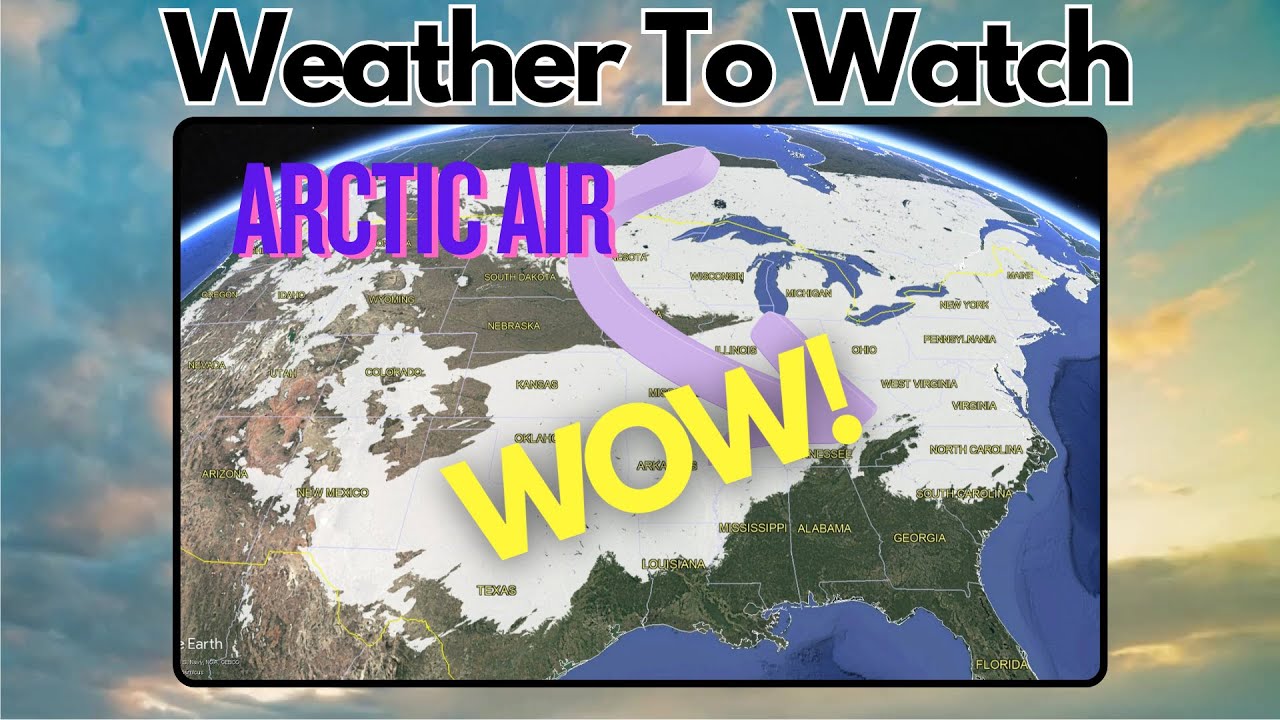 HUGE SWATH OF SNOW!  Lots of arctic air that will stick around into early February.